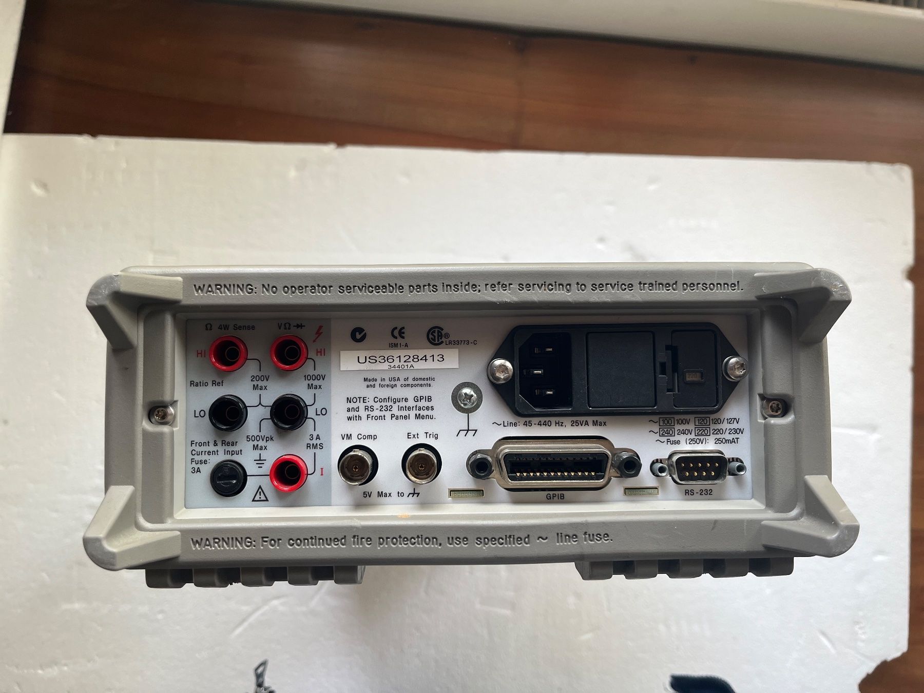 Agilent Misurare: HP Agilent 34401A – Usato da Delémont venduto da Cannonus 2
