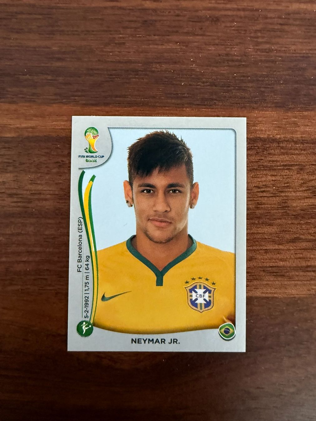 Panini Carte collezionabili: Panini WM 2014 - Neymar Sticker – Usato da Chiggiogna venduto da TheLegend88