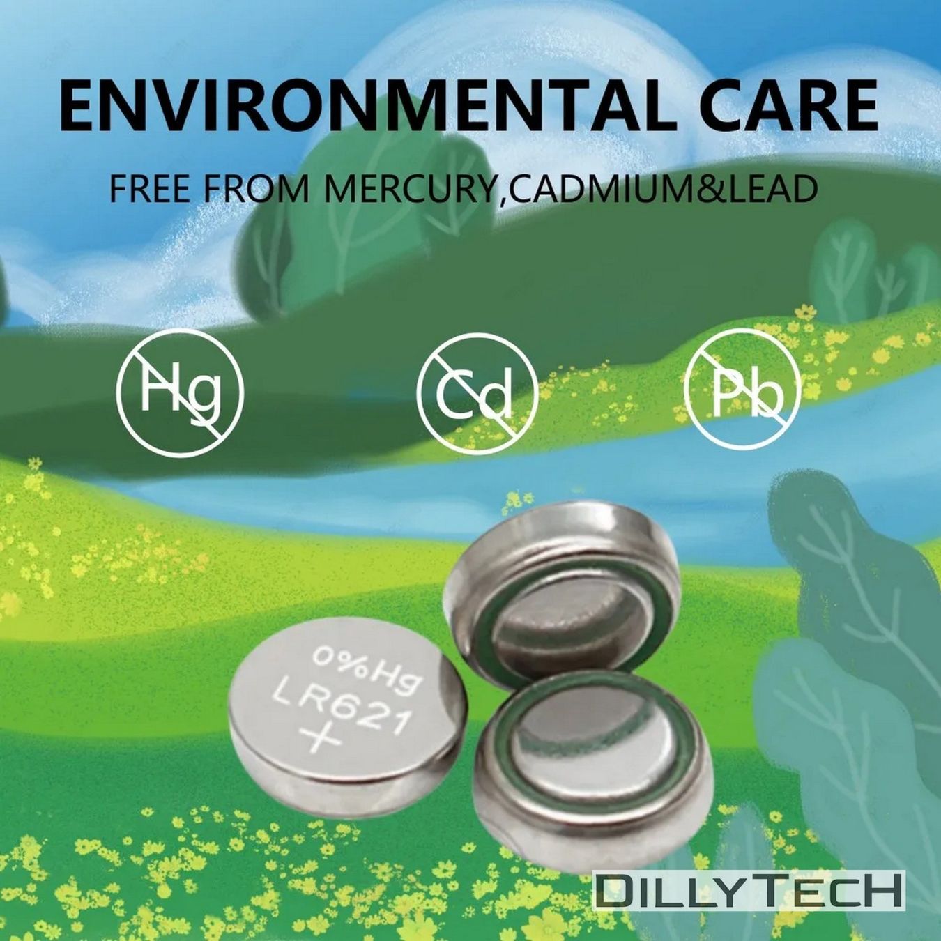 Caricatori & Batterie: DTecH AG1, LR60, 364 Knopfzellenbatterie - 50 Stk. – Nuovo e nell'imballaggio originale da Meilen venduto da DillyTecH 8