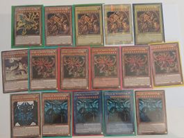 Yu-Gi-Oh! Lot Premium ! Dieux Egyptien 16 pièces !