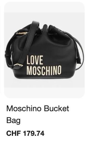 Moschino Borse da donna: Love Moschino Beuteltasche schwarz – Usato da Winterthur venduto da Anna_mari 6