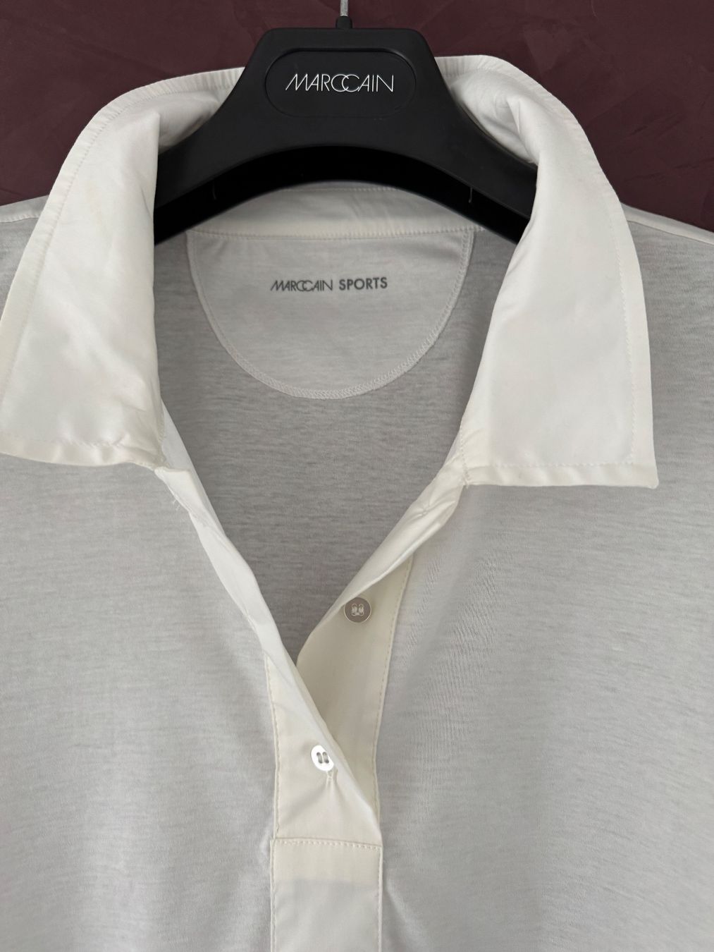 Marc Cain Blusen: Marccain Hemd Bluse Regular Fit L 42 Baumwolle – Neu und originalverpackt aus Volketswil von praxis12 3