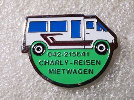 Ansteckpin 14: Charly Reisen Mietwagen