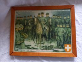 Lithographie Nos Chefs d'Armée, 1939, sous cadre