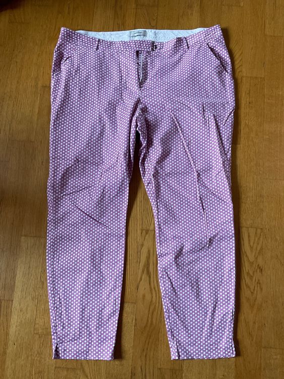 Tchibo Essentials Hose, rosa mit weissen Kreisen, Gr. 48 Kaufen auf