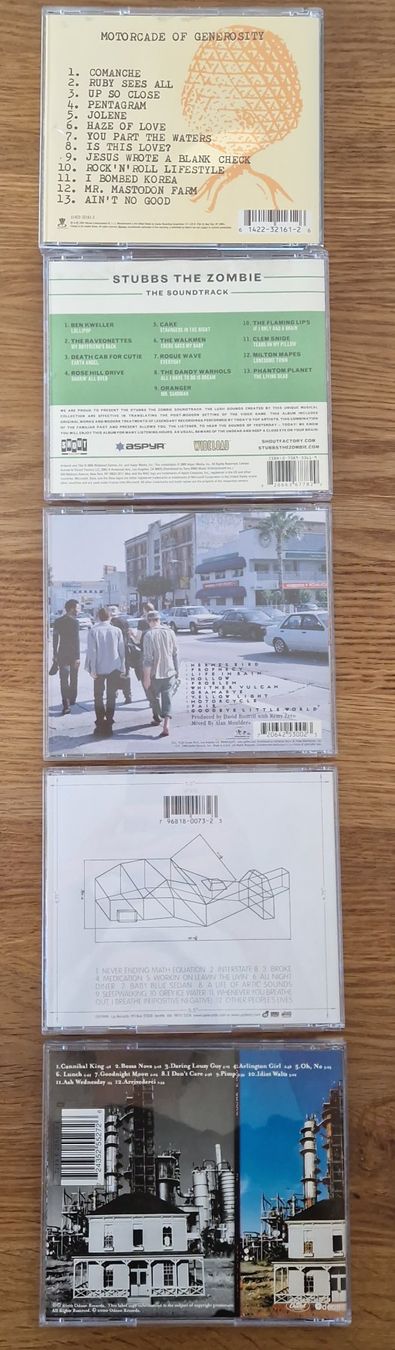 CD: 5 CDs: Cake, Stubbs the Zombie, Remy Zero, Modest Mouse – Usato da Wettingen venduto da brownie14 1