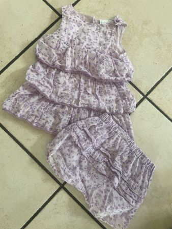 Cadet Rousselle Sommer Set für Baby Mädchen, Gr.68Lila