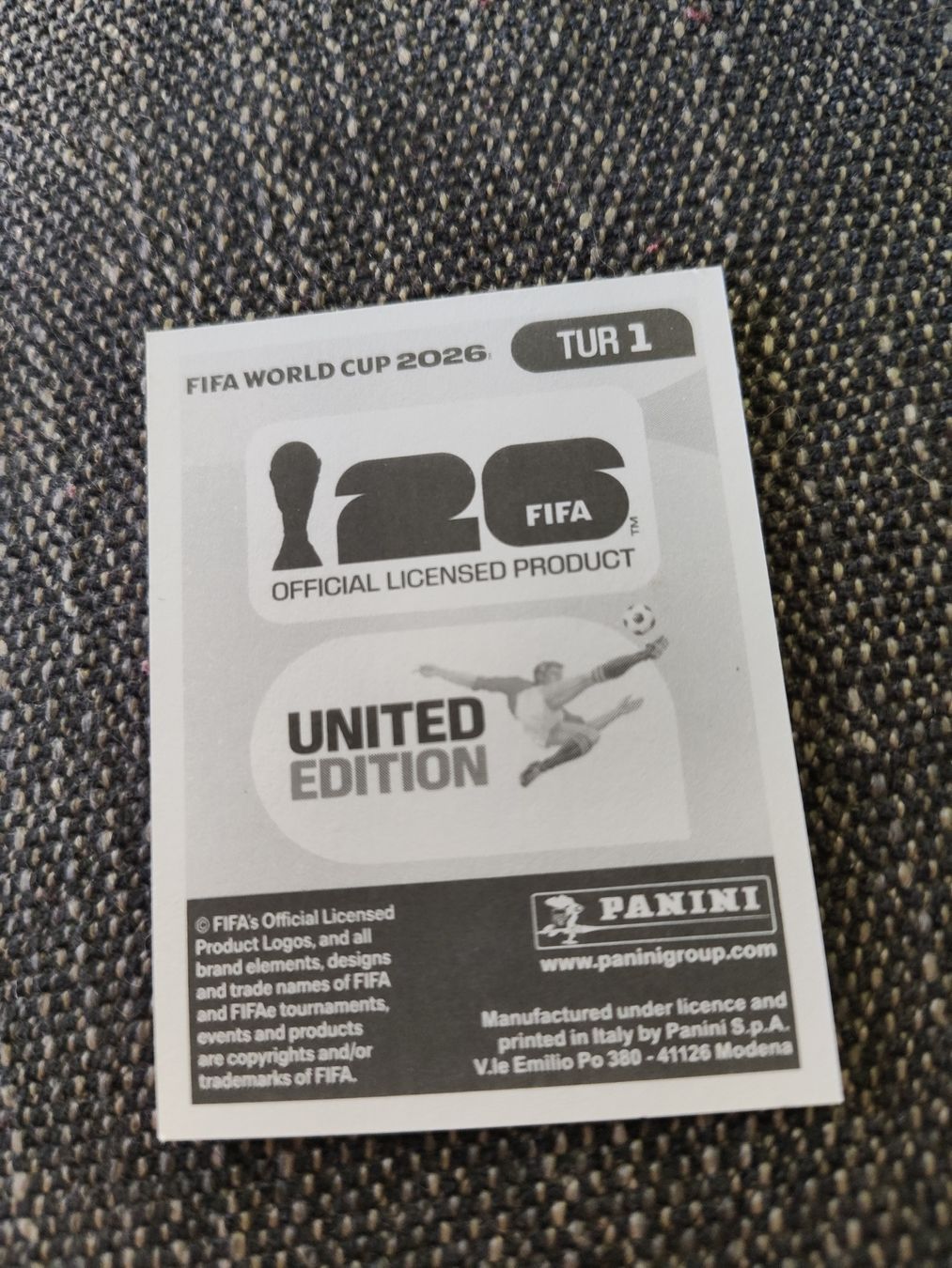 Panini Carte collezionabili: Panini 2026 Wm Tur 1 – Nuovo (secondo la descrizione) da Lieli venduto da Maholo 1