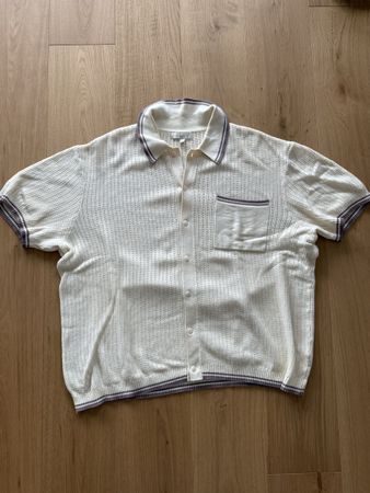 Standard Cloth Kurzarm Hemd Shirt Sommerhemd Weiss, Gr. XL