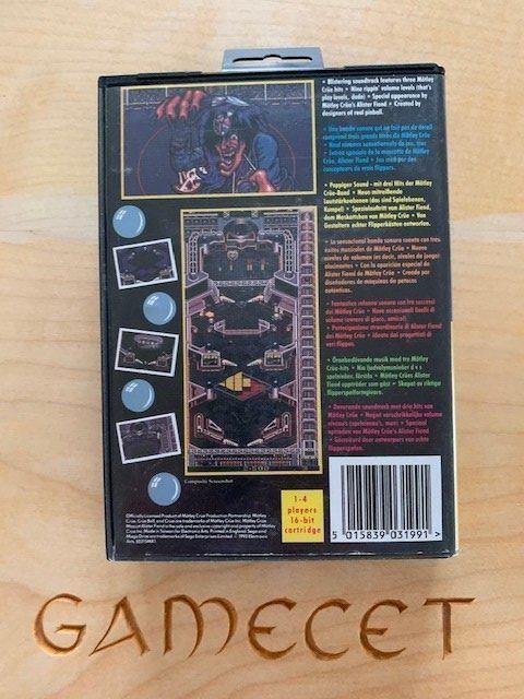 Sega Spiele: Crüe Ball Sega Mega Drive Metal Flipper – Gebraucht aus Steinach von Gamecet 2