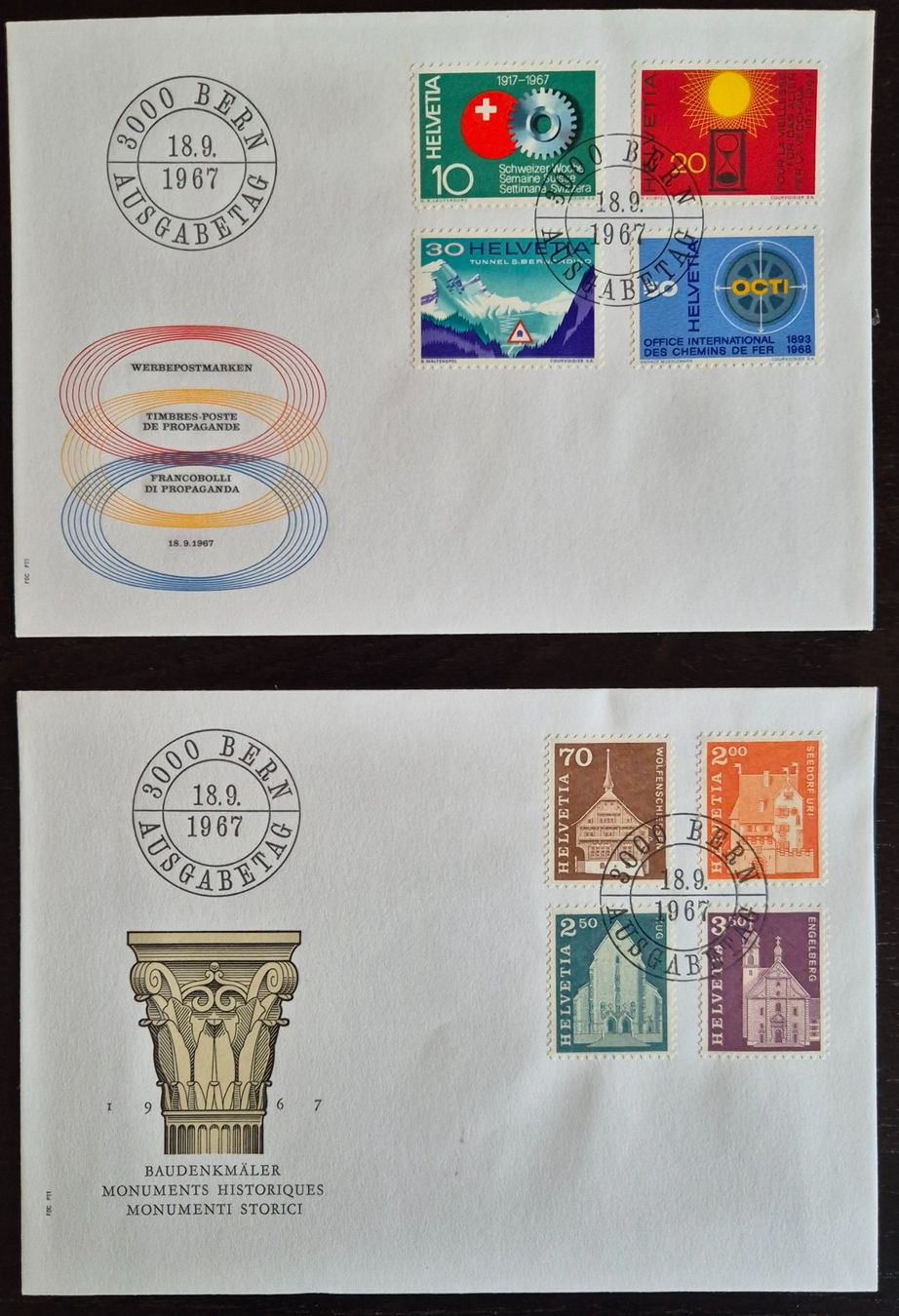 Tous les timbres: ET Briefe 1967 – D'occasion à Buus par papillon098 3