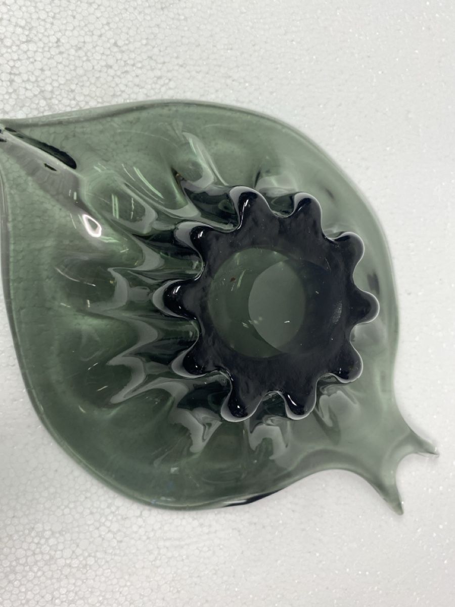 Murano Verres: Glas Schale grau modern Design Deko – D'occasion à sursee par trilli-tralli 4