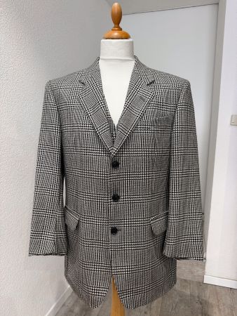 Excelsior Herren Sakko mit Weste – Grösse 52 –Glencheck