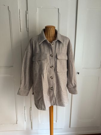 Jacke beige leicht XL