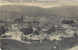 Leimen (Elsass) Totalansicht, alte AK