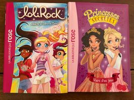 Lot 2 Livres: LoliRock + Princesses Secrètes, Rose!