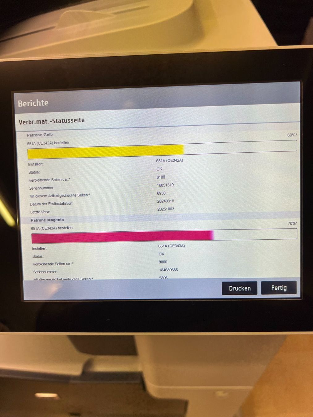 Hewlett Packard Stampanti: COLOR A3 HP M775 – Difettoso da Schlattingen venduto da Weinberg1 3