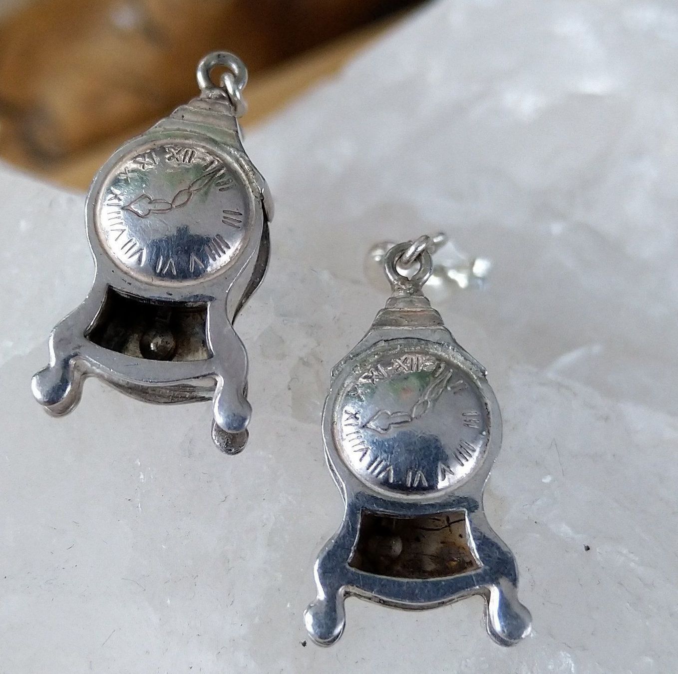Orecchini pendenti & Orecchini a lobo: EINMALIG PENDEL UHR  OHRRINGE 925 SILBER – Usato da Romanshorn venduto da Glitzer-Paradies 2