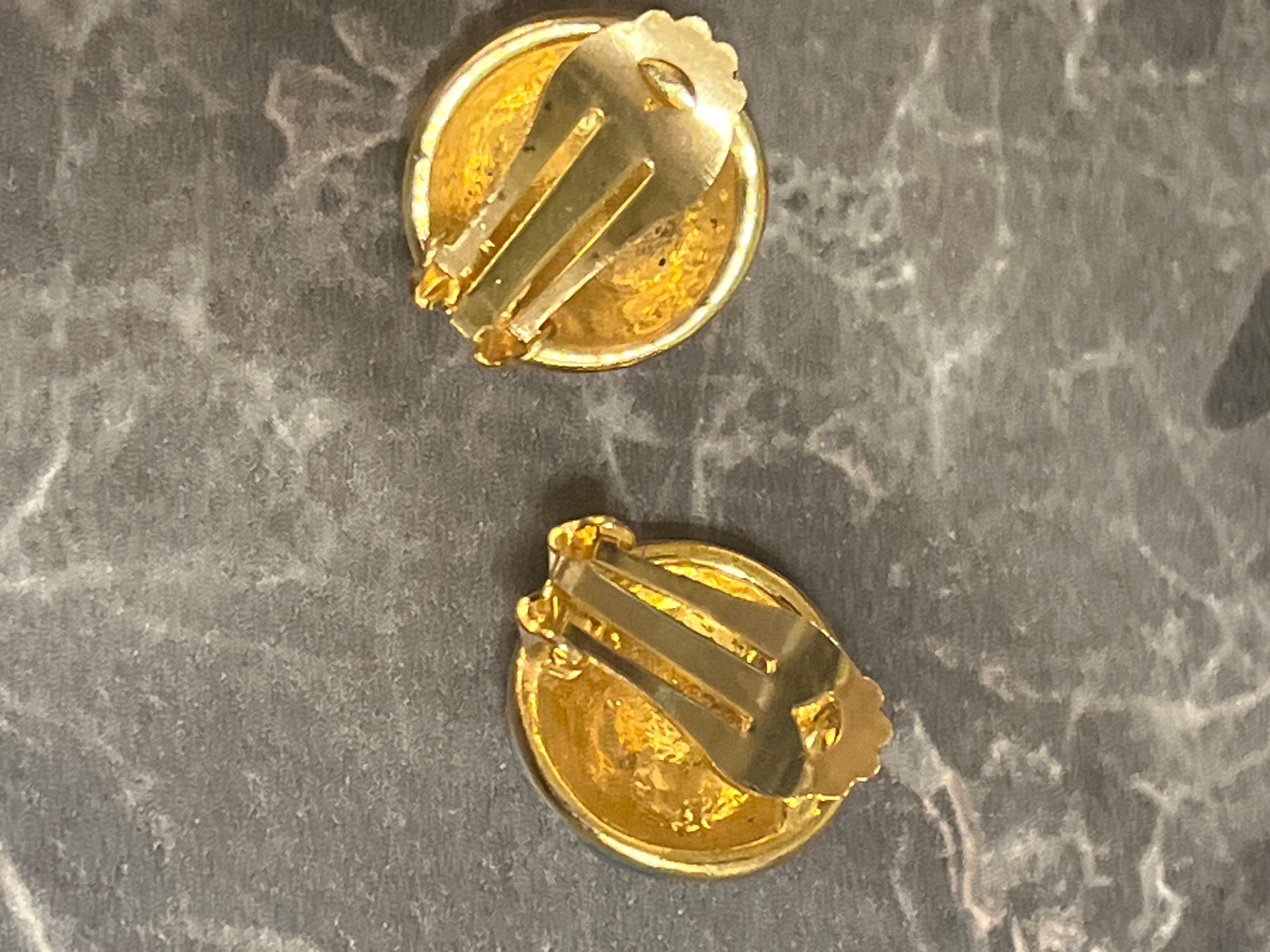 Orecchini pendenti & Orecchini a lobo: Vintage Ohrclips, Grün/Gold – Usato da Uznach venduto da Ya_x7x6 2