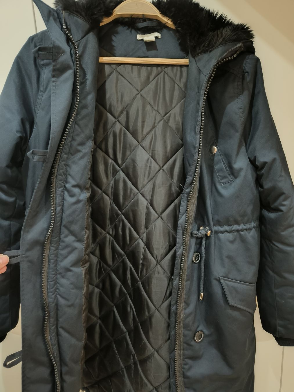 H&M Cappotti: Umstandsjacke Winter Gr. M in dunkelblau – Usato da Strengelbach venduto da Lerch05 2