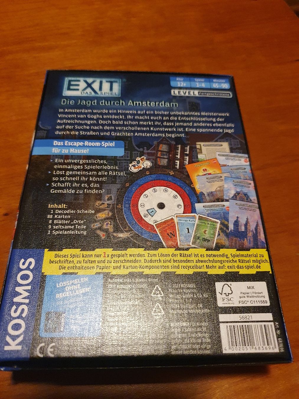 Kosmos Giochi: Exit Spiel - Die Jagd durch Amsterdam – Nuovo (secondo la descrizione) da Neftenbach venduto da Zlin87 1