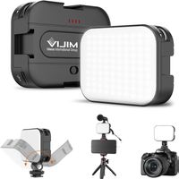 Pro Kamera Licht mit 2000mAh Akku und Cold Shoe Mount