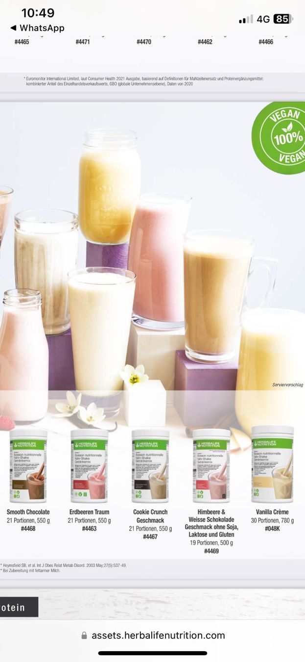 Cibi & Specialità: Herbalife F1 Shake – Nuovo e nell'imballaggio originale da Lotzwil venduto da Gismo044 2