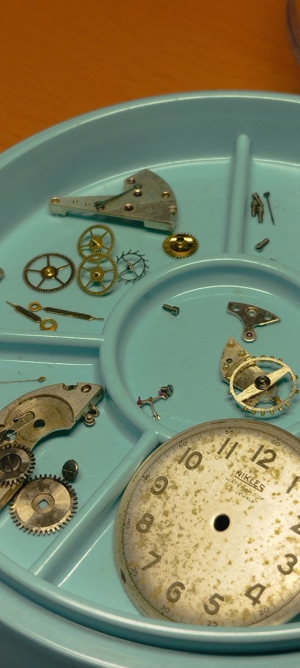 Uhren: montre nikle mécanique – Gebraucht aus La Chaux-de-Fonds von jac_9llg 8