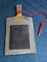 alte Schiefertafel Notizbrett +Stift Unikat Vintage Schiefer