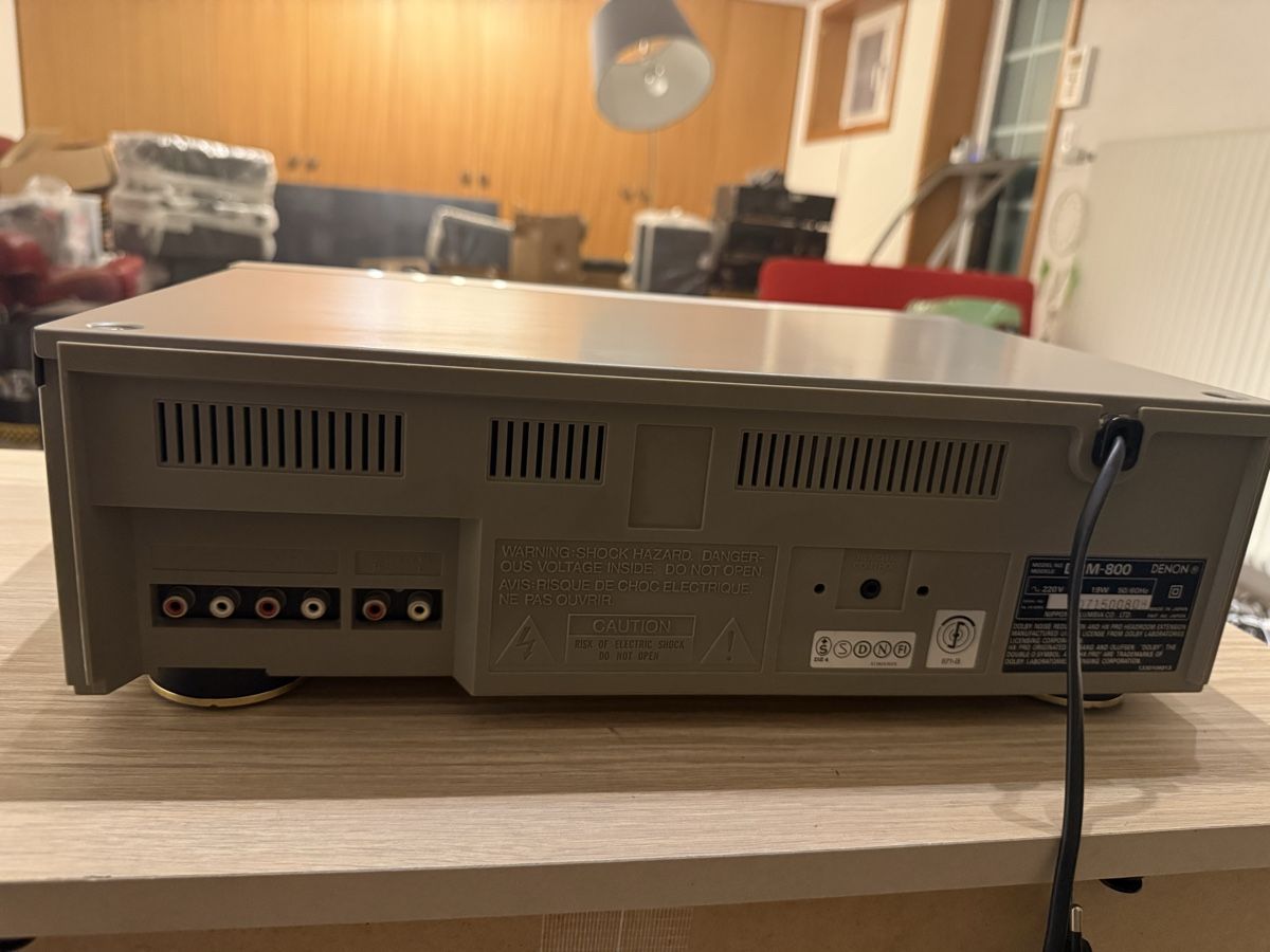 Denon Registratori: DENON DRM-800 3-Head Cassette Deck Silver – Difettoso da Veyrier venduto da mus_d768 4