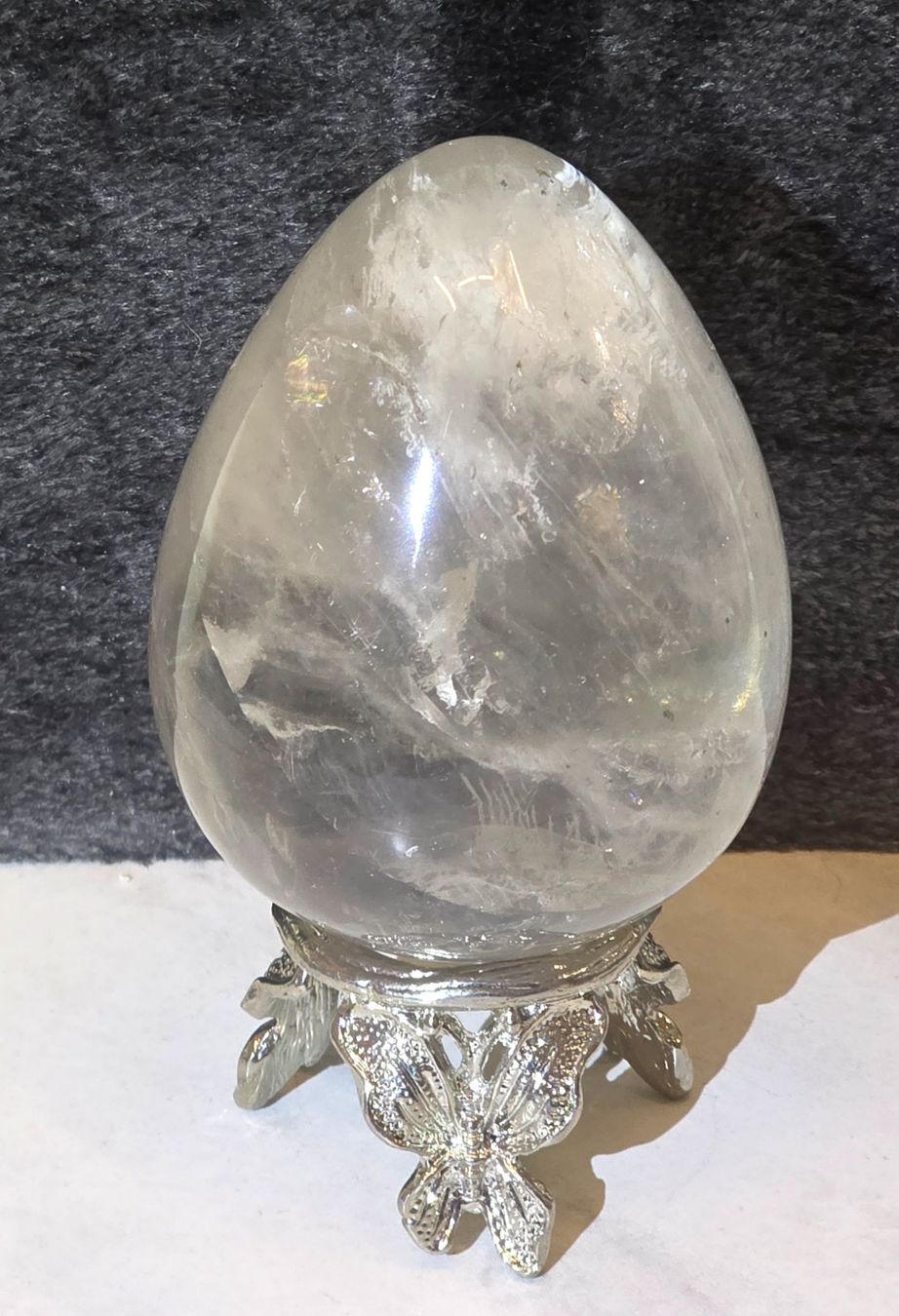 Minerali & Pietre curative: Bergkristall Ei 702g – Nuovo e nell'imballaggio originale da Matzingen venduto da Shay_Crystalz 1