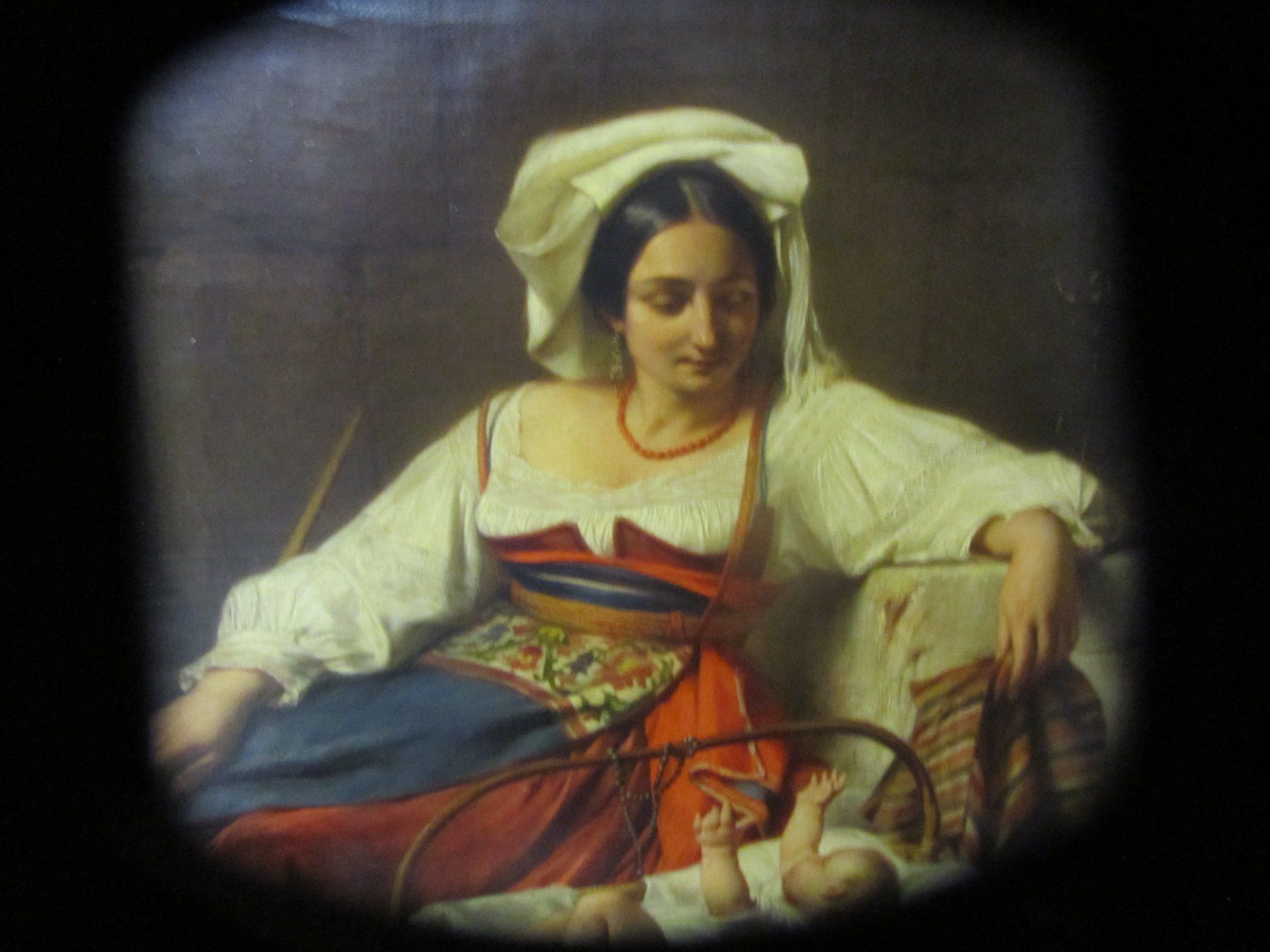 Gemälde: Mutterglück-Theodor Joseph Canneel (1817-1892) – Gebraucht aus Luzern von Lucernauno 2