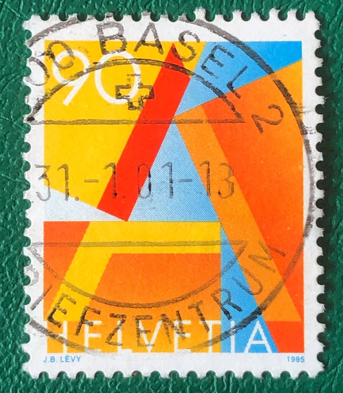 Tutti i francobolli: Nr.887 mit VollStempel  A-Post Marke 1995    Basel – Usato da Aarau venduto da Billa007