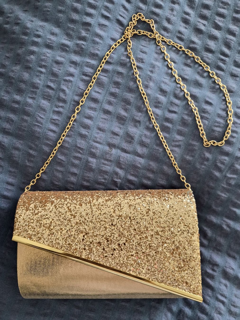 Borse da donna: Rosefarbende Glitzer Clutch ✨ – Nuovo (secondo la descrizione) da Naters venduto da yvi21 1