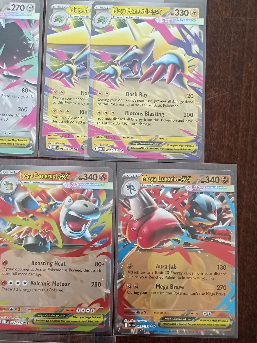 Pokémon Carte collezionabili: Pokémon Mega Evolution – 8x Mega ex Karten – NM – Englisch – Usato da Grenchen venduto da Ditzo 2