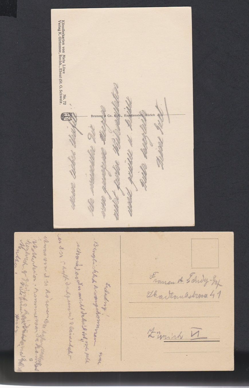 Cartes postales: Meta Löwe   -   8 versch. alte Ansichtskarten – D'occasion à Vitznau par Ropaku 5
