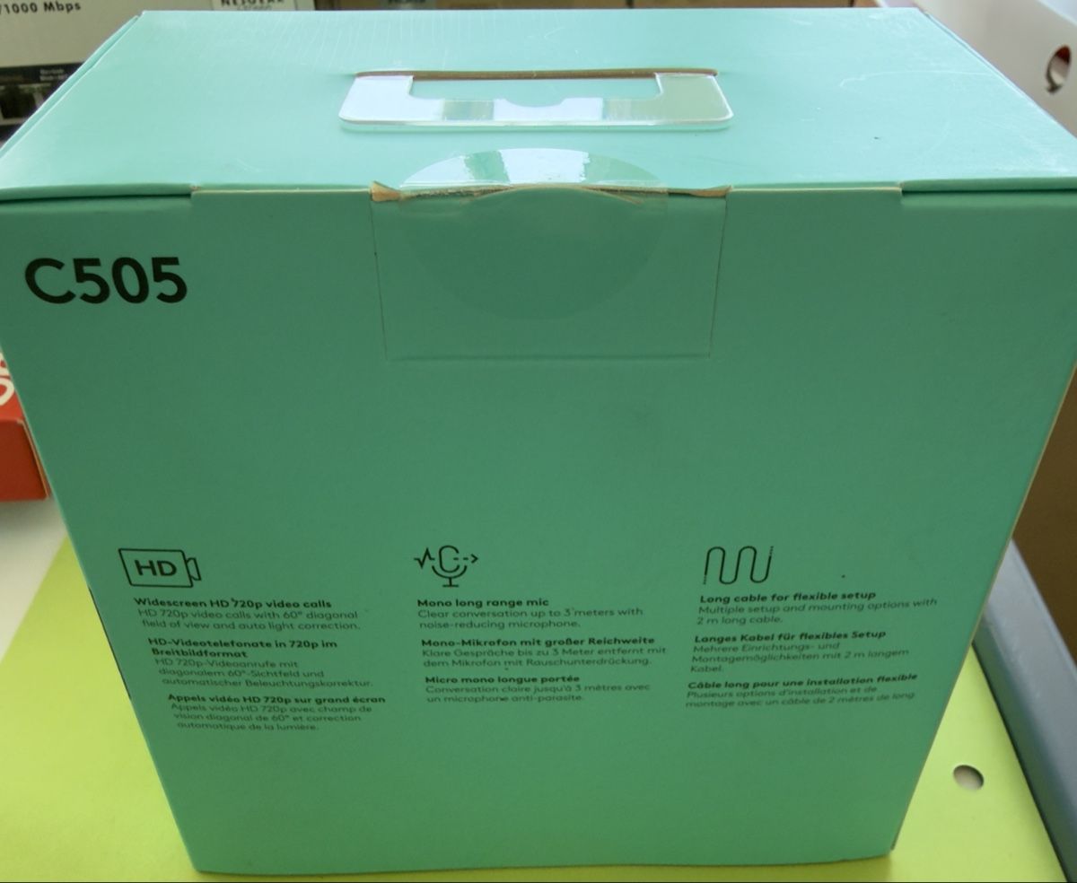 Logitech Webcam: Logitech C505 HD Webcam  – Nuovo e nell'imballaggio originale da Basel venduto da tamy90 2