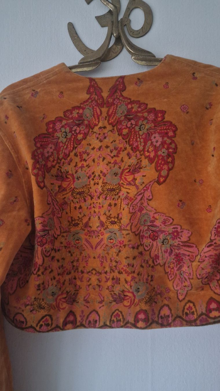 Boleros: Grith Gerner Bolero Orange Gemustert Groesse M – Neu (gemäss Beschreibung) aus Zürich von mis_2kxn 2