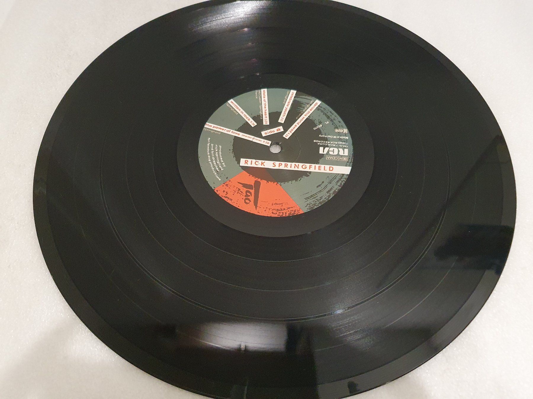 Schallplatten: Rick Springfield – Tao – Gebraucht aus Uster von Vinyl-Leidenschaft 4