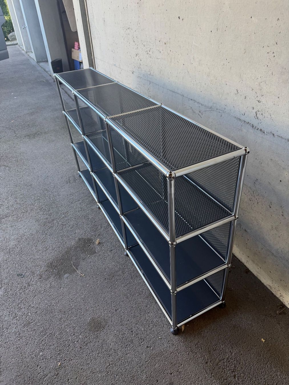 Étagères: USM Haller Sideboard Bucherregal, 150x80x27, Anthrazit – D'occasion à Zürich par Zvijerka 2