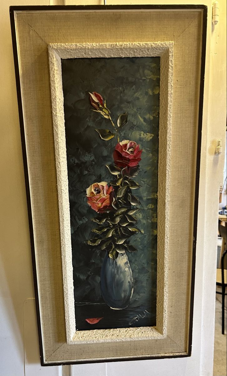 Tableaux: Zu verkaufen ein wunderschönes Rosen bild  – D'occasion à Gwatt (Thun) par ate_6ng8 4