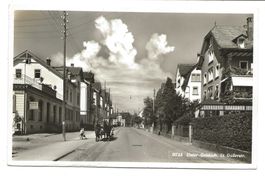 Unter-Goldach (SG) St. Gallerstrasse  Kutsche - Foto-AK 1946