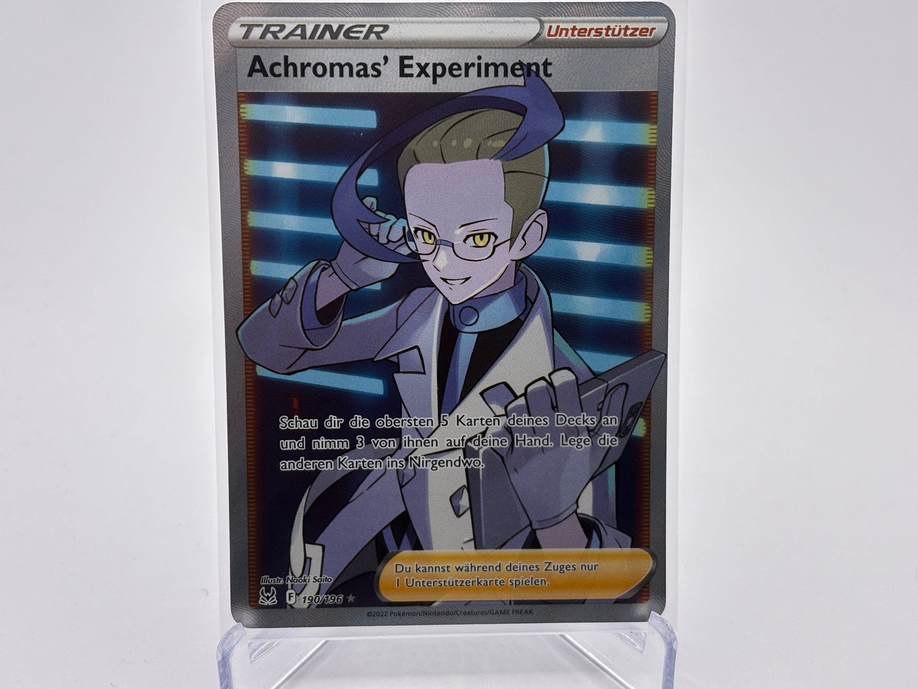 Pokémon Carte collezionabili: Verlorener Ursprung - Achromas' Experiment  (LOR 190) - DE – Nuovo (secondo la descrizione) da Allschwil venduto da Bullach