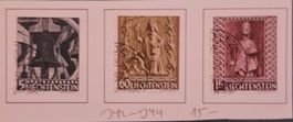 Timbres du Liechtenstein - Série complète, 1959