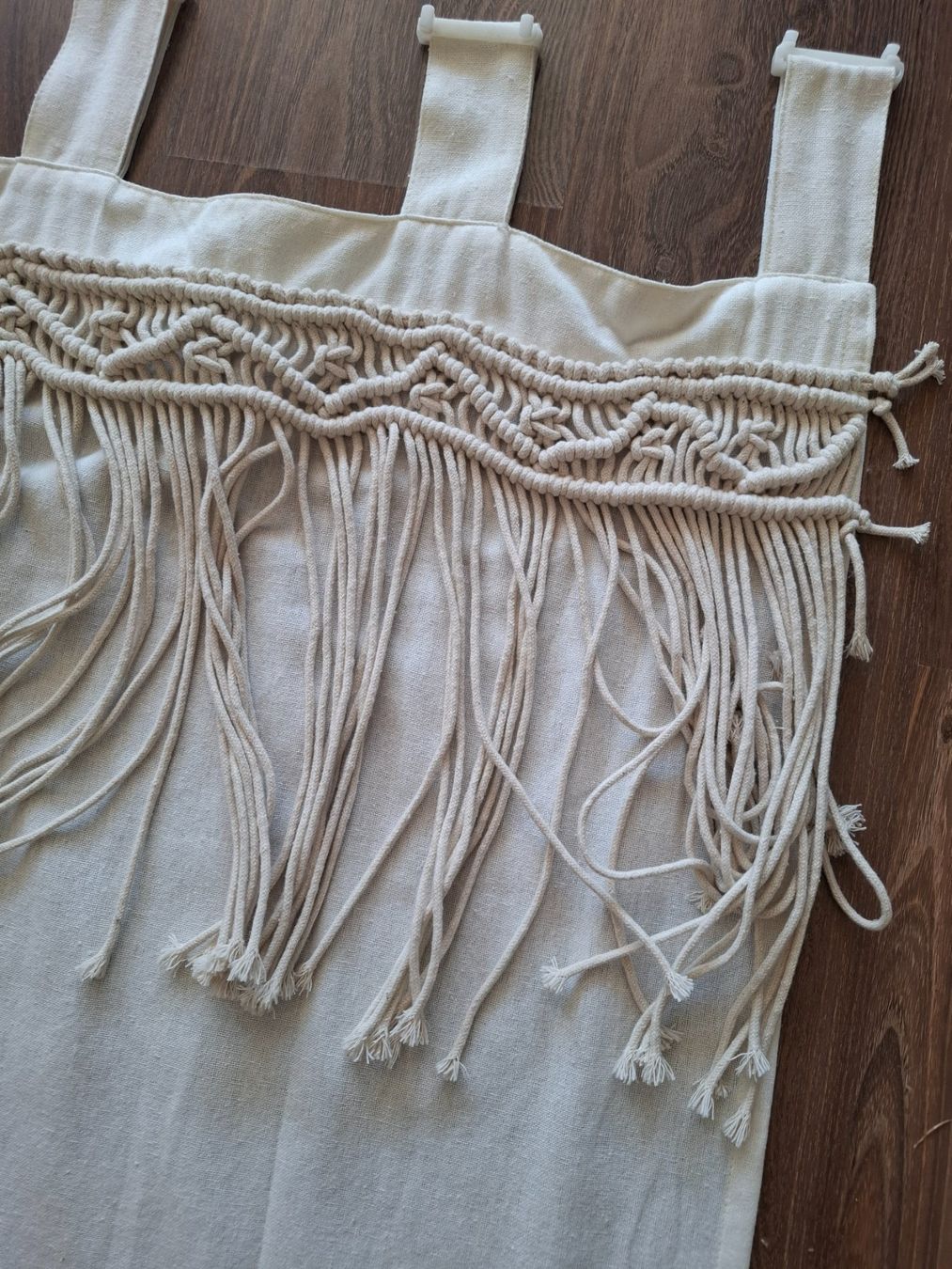 Vorhänge: Vorhang cremefarben mit Makramee Fransen Boho🥰 – Gebraucht aus Hinwil von Leandrocito 4
