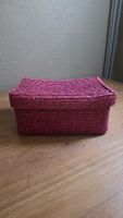 Aufbewahrungskorb rechteckig in fuchsia