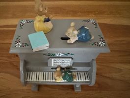 🌻 Musikdose Klavier mit Figuren guter Zustand