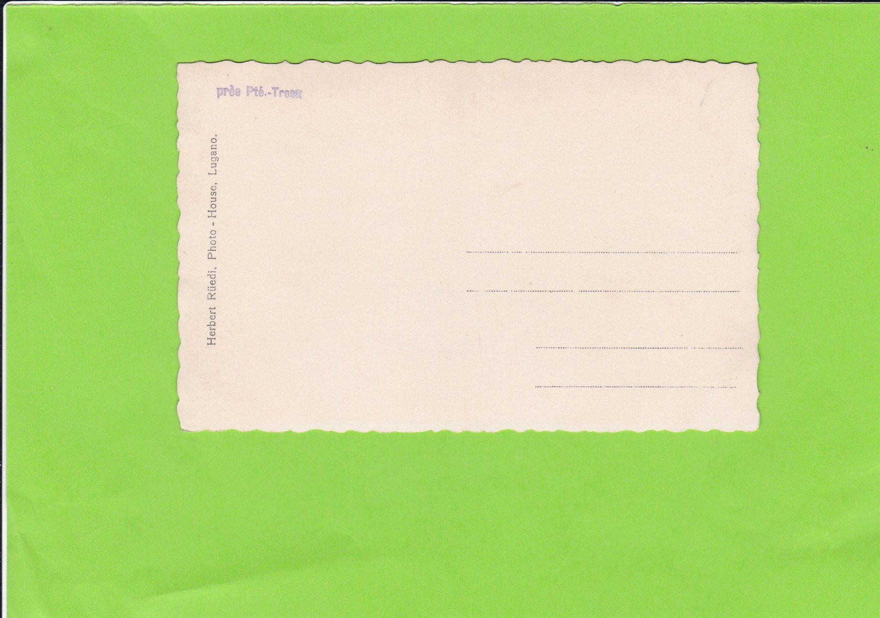 Cartoline postali: Près Ponte Tresa – Usato da St. Peterzell venduto da neckertal 1