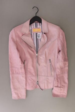 Biba Lammleder Jacke Gr. 34 rosa