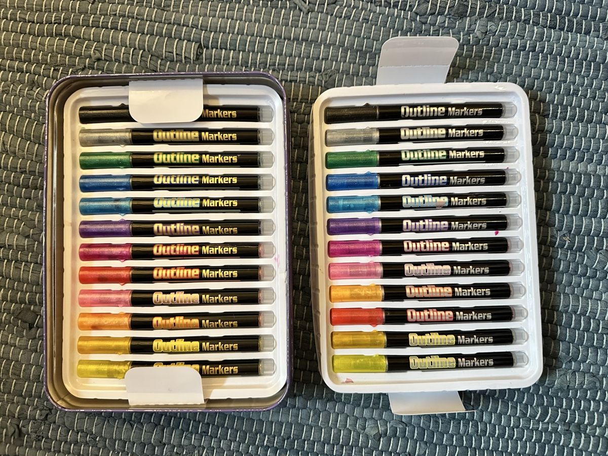 Stylos & Marker: Outline-Marker Set, 24 Farben – D'occasion à Präz par 9gi_f8xm 2